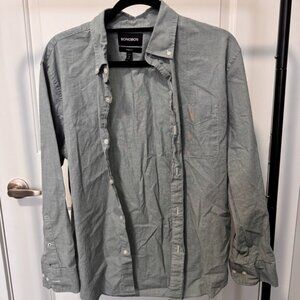 Bonobos Everyday Wear Long Sleeve Button Down - mint/sage
